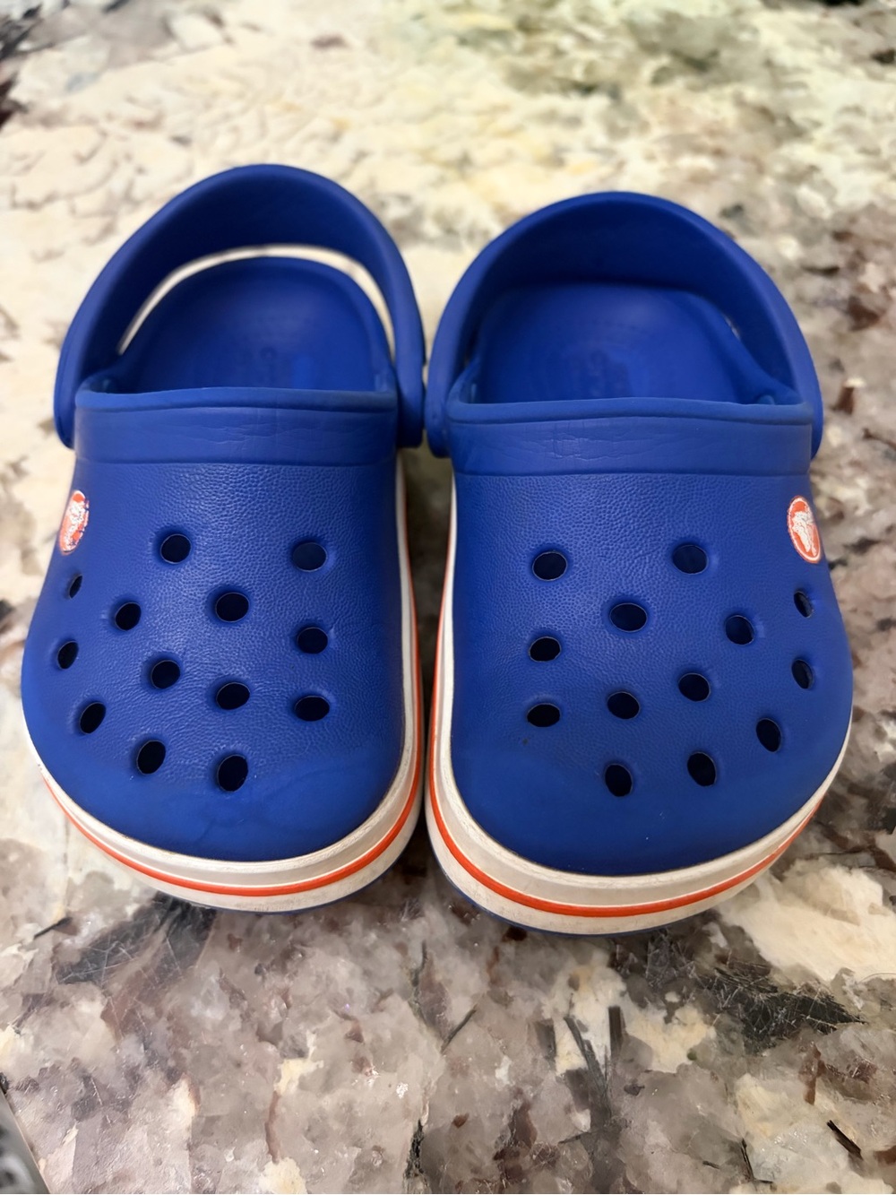 Blue Crocband Crocs - Size 6